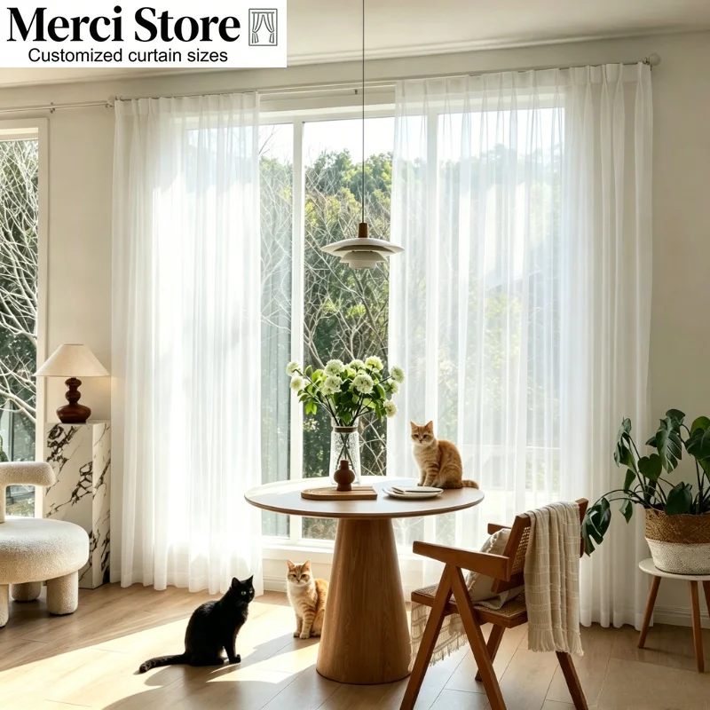 White Tulle Sheer Curtains for Living Room Drape Dining Bedroom Tulle for Windows Transparent Voile Fashion Luxury Elegant Door
White Tulle Sheer Curtains for Living Room Drape Dining Bedroom Tulle for Windows Transparent Voile Fashion Luxury Elegant Door