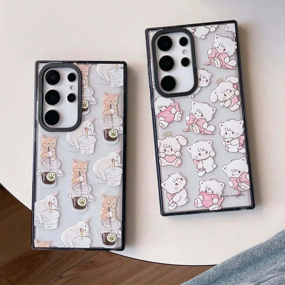 Cat Coffee Acrylic Black Border Case for Samsung Galaxy S22 S23 S24 Ultra S22+ S23+ S24 Plus Cover Protective Shell
Cat Coffee Acrylic Black Border Case for Samsung Galaxy S22 S23 S24 Ultra S22+ S23+ S24 Plus Cover Protective Shell