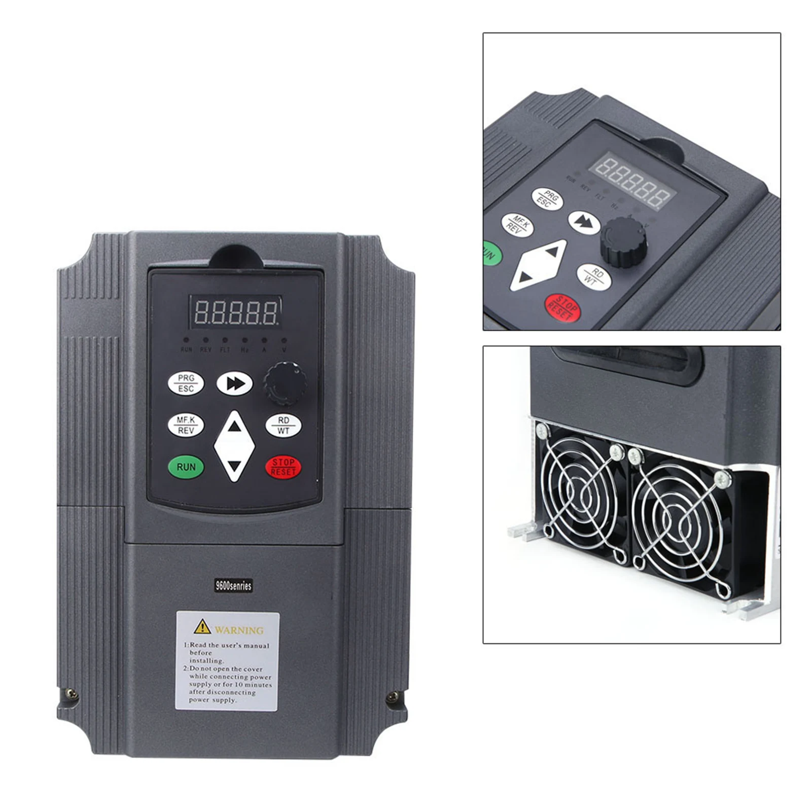 9600‑3T‑01100G 11KW 380VAC Variable Frequency Drive 3 Phase Universal Mini Variable Frequency Driver
9600‑3T‑01100G 11KW 380VAC Variable Frequency Drive 3 Phase Universal Mini Variable Frequency Driver