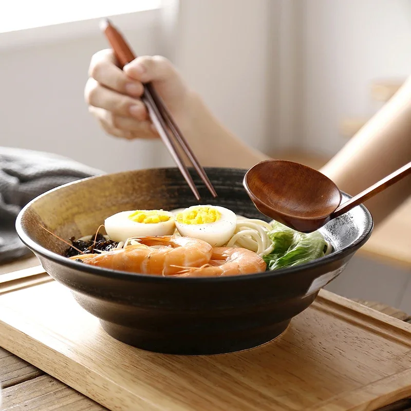 Japanese Ceramic Retro Round Frosted Noddle Bowl Home Restaurant Big Soup Ramen Bowl
Japanese Ceramic Retro Round Frosted Noddle Bowl Home Restaurant Big Soup Ramen Bowl