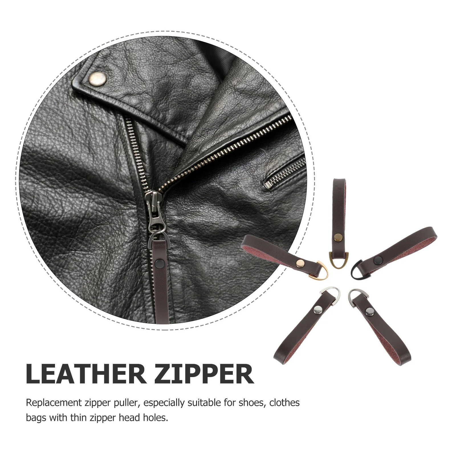 5Pcs Zipper Pulls Durable Alloy Replacement Zipper Repair Parts for Jackets Clothes Bags Backpacks Easy Install 
5Pcs Zipper Pulls Durable Alloy Replacement Zipper Repair Parts for Jackets Clothes Bags Backpacks Easy Install