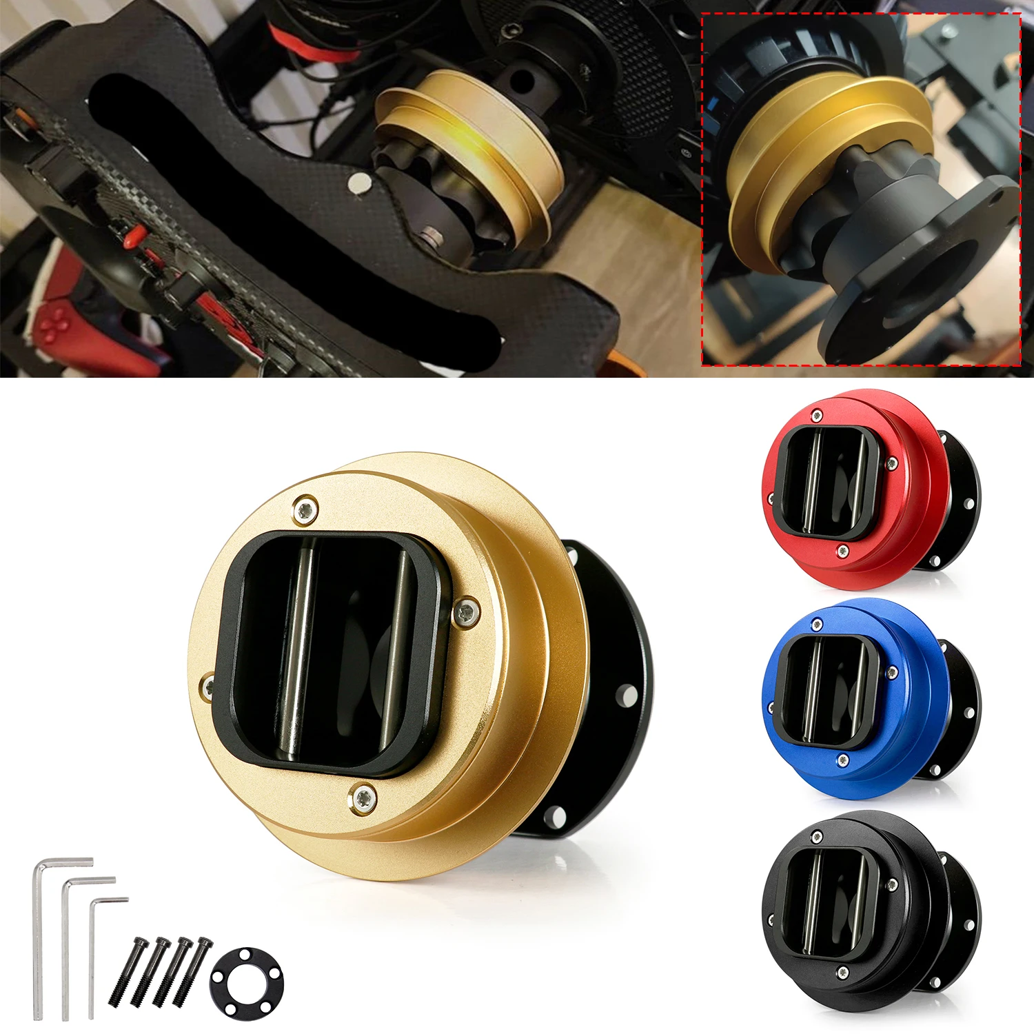 Новейшая подходит для Fanatec QR2 и QR2 Pro, быстросъемная ступица, аксессуары для рулевых колес
Новейшая подходит для Fanatec QR2 и QR2 Pro, быстросъемная ступица, аксессуары для рулевых колес