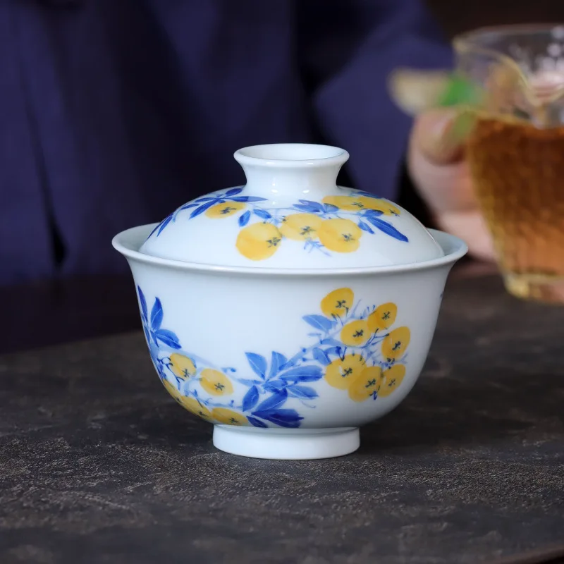 Handmade and Hand-Painted Underglaze Freehand Second Tureen Jingdezhen Ceramics Temperature Porcelain Non-Scald Tea Set
Handmade and Hand-Painted Underglaze Freehand Second Tureen Jingdezhen Ceramics Temperature Porcelain Non-Scald Tea Set