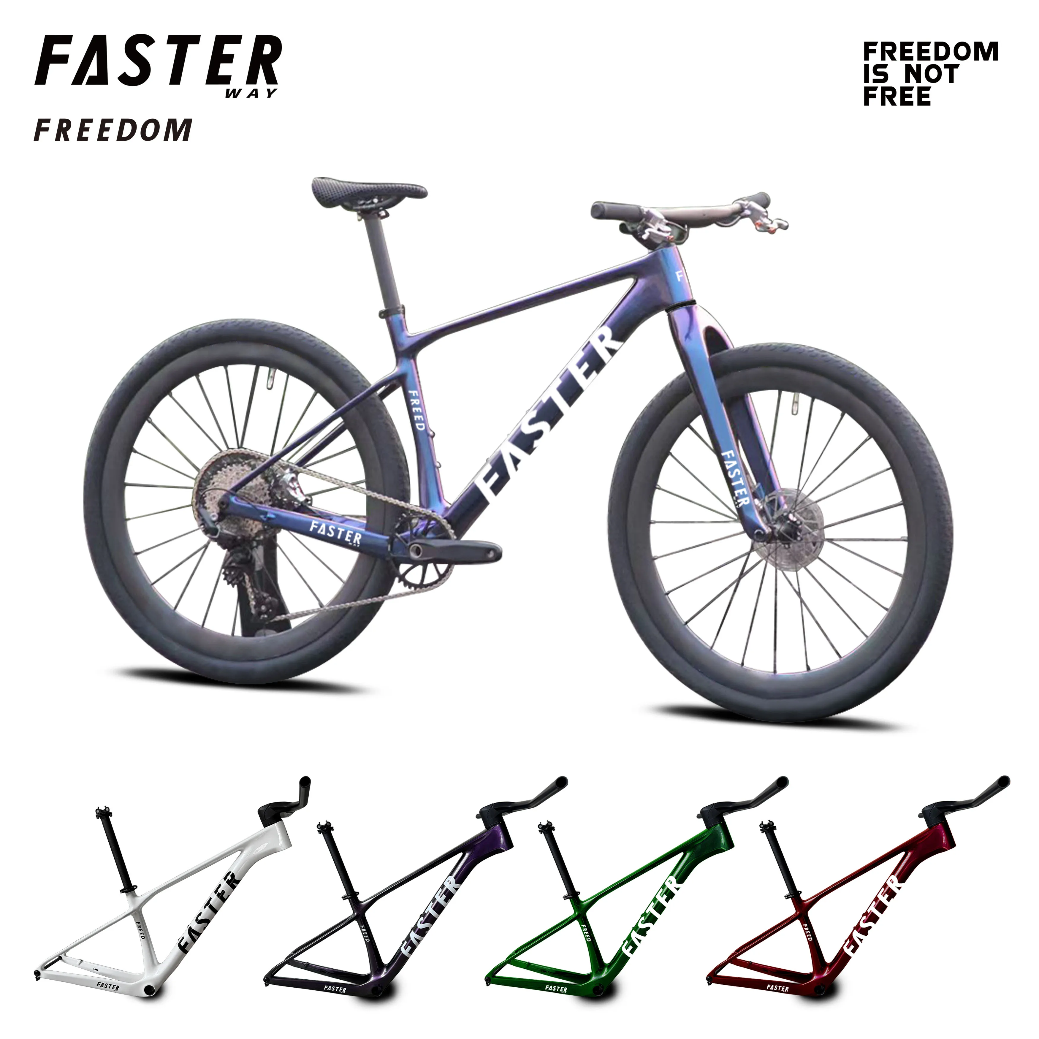 Fasterway Freed Light Carbon MTB Frame 29er 148*12mm Frameset UDH Hanger Full Hidden Cable Frame Hardtail Mountain Bike
Fasterway Freed Light Carbon MTB Frame 29er 148*12mm Frameset UDH Hanger Full Hidden Cable Frame Hardtail Mountain Bike