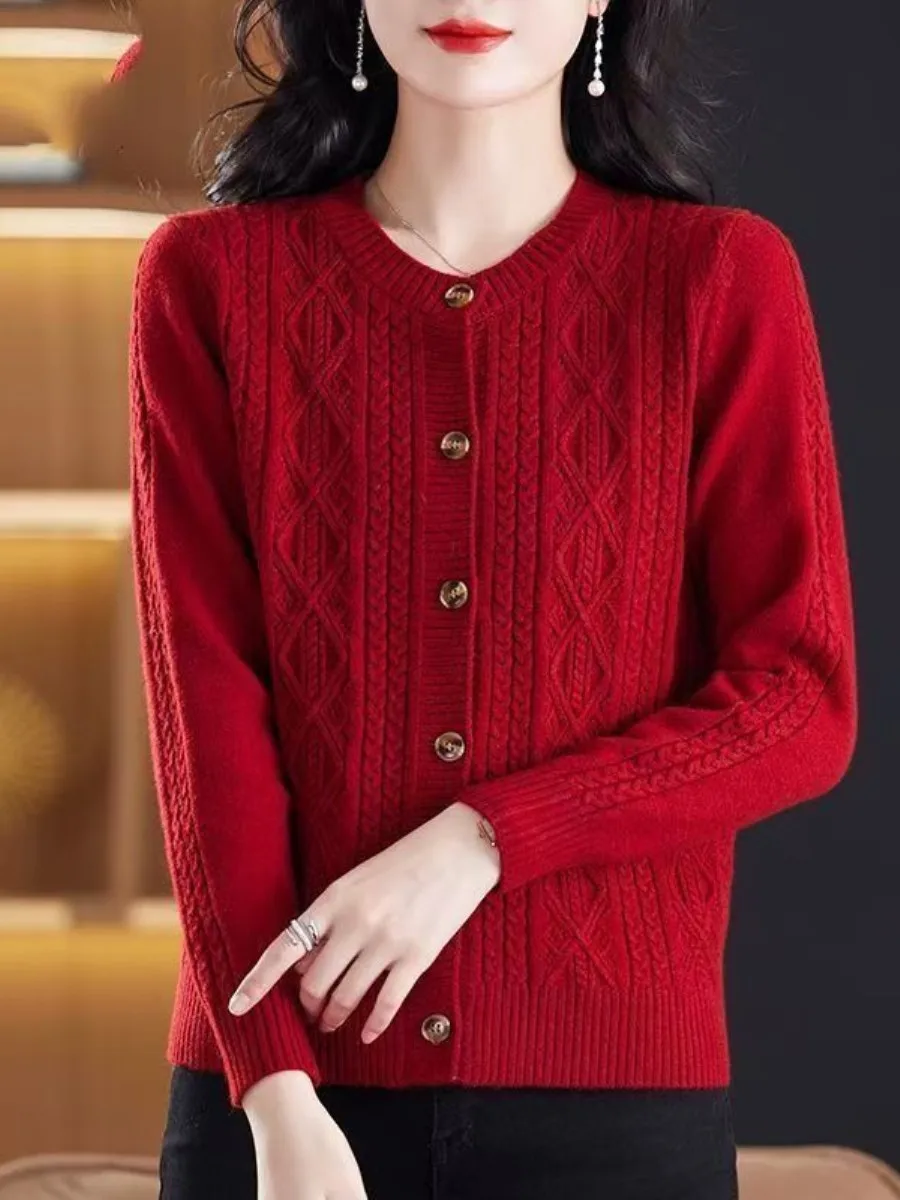 Loose Knitted Base Shirt 2025 New Style Women's round Neck Sweater Fashionable Ribbed Multi-piece Set Comfortable Casual Wear
Loose Knitted Base Shirt 2025 New Style Women's round Neck Sweater Fashionable Ribbed Multi-piece Set Comfortable Casual Wear