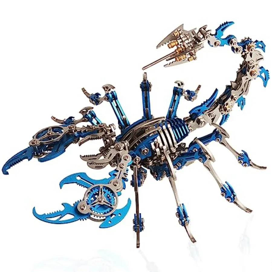 3D Metal Puzzles for Adults: Scorpion Model Kit in Metallic Silver, Black, and Gold Precision-Cut, Reusable, Stress-Relieving D
3D Metal Puzzles for Adults: Scorpion Model Kit in Metallic Silver, Black, and Gold Precision-Cut, Reusable, Stress-Relieving D