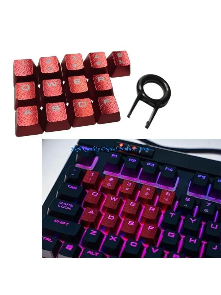 U2JE 13Key Anti Slip Caps Mechanical Keyboard Keycaps Slip Proof with Backlights Enhances Typing and Gaming For K70 K95
U2JE 13Key Anti Slip Caps Mechanical Keyboard Keycaps Slip Proof with Backlights Enhances Typing and Gaming For K70 K95