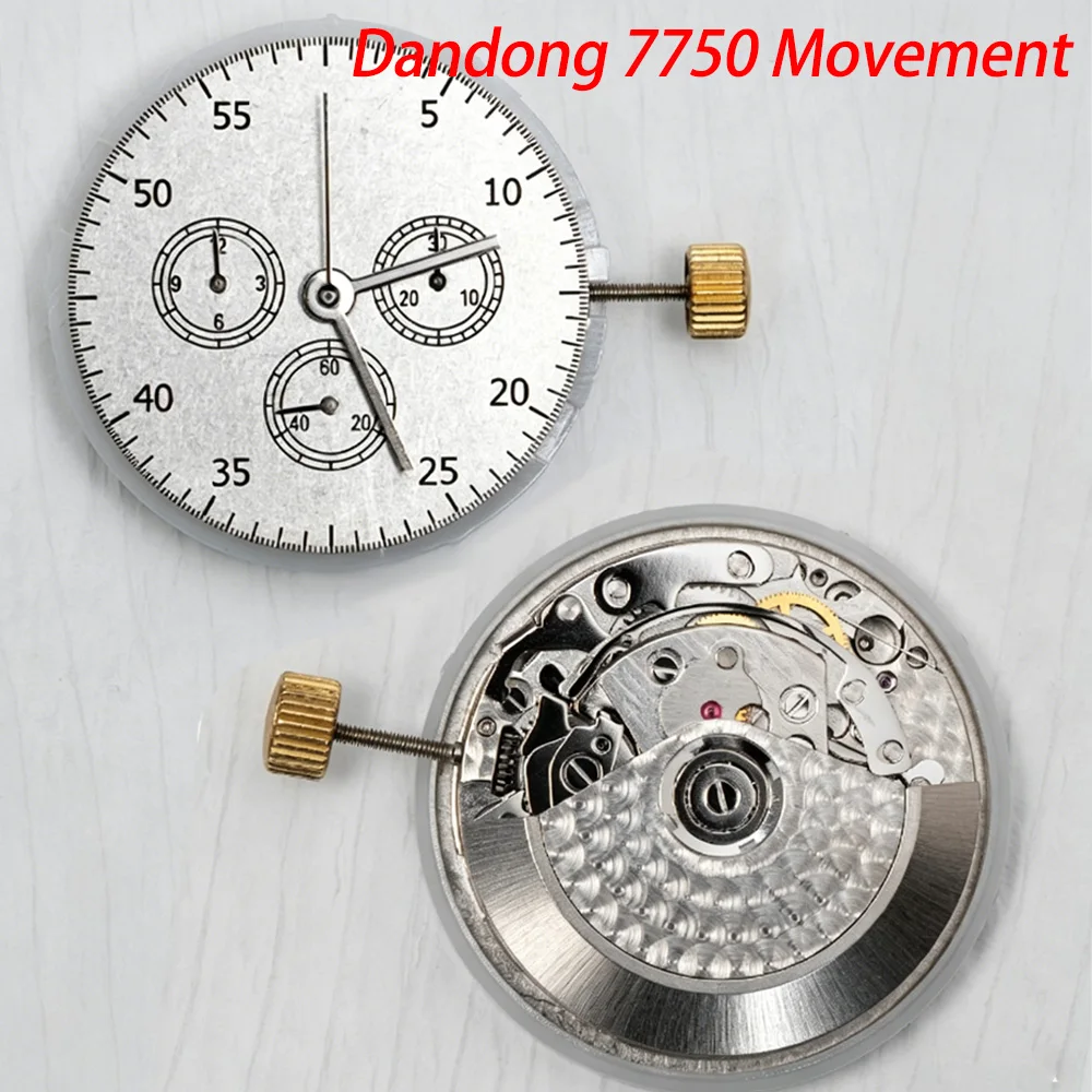 Dandong 7750 movement chronograph mechanical movement clone modified watch movement ETA 7750 Movements High Accuracy Clone
Dandong 7750 movement chronograph mechanical movement clone modified watch movement ETA 7750 Movements High Accuracy Clone