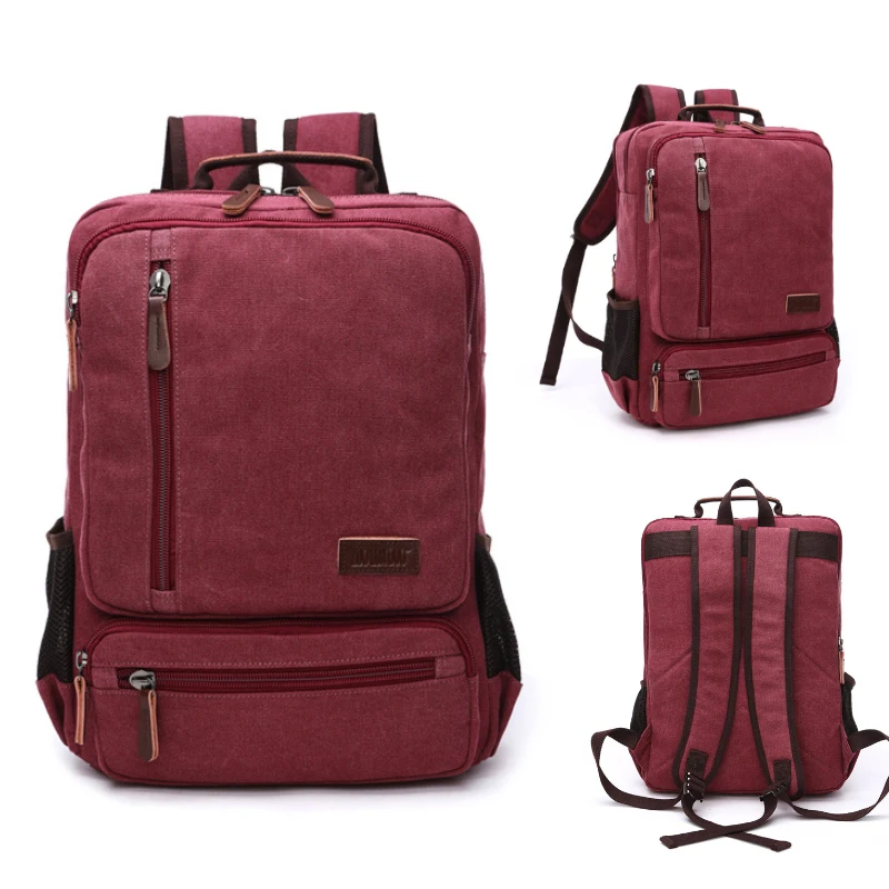 Vintage Canvas Backpack Men Large Capacity Travel Shoulder Bag High Quality Students Bag Male notebook 15 inch Laptop Backpack
Vintage Canvas Backpack Men Large Capacity Travel Shoulder Bag High Quality Students Bag Male notebook 15 inch Laptop Backpack