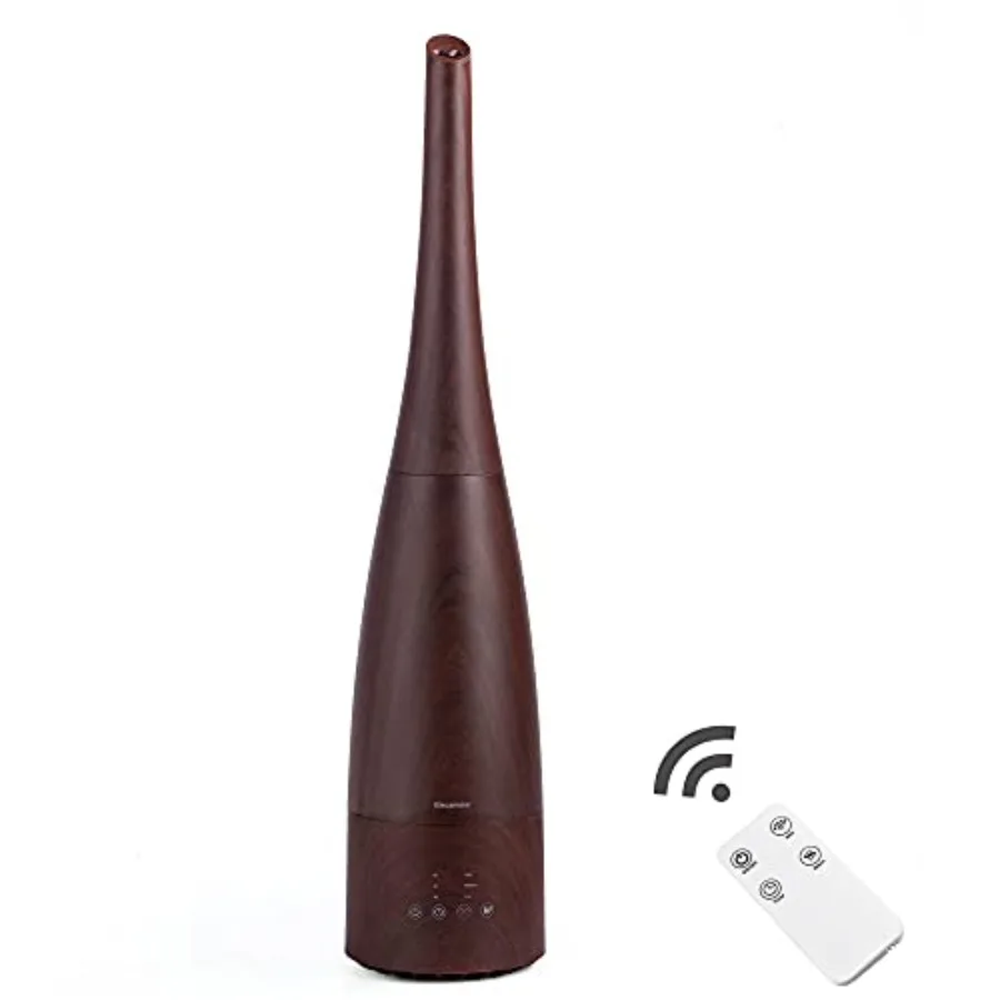 Cool Mist Humidifier for Home/Bedroom, Dark Wood Finish, 2.3L Capacity, 25dB Whisper Quiet, Smart Remote Control, Auto Shut-off
Cool Mist Humidifier for Home/Bedroom, Dark Wood Finish, 2.3L Capacity, 25dB Whisper Quiet, Smart Remote Control, Auto Shut-off