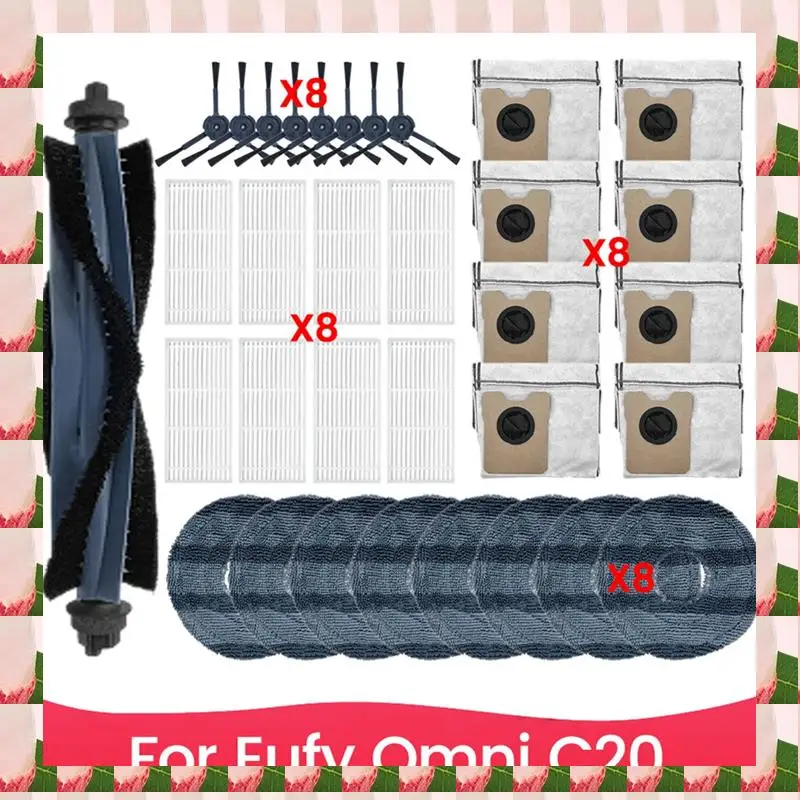 A57I Replacement Parts For Eufy Omni C20 Main Side Brush Dust Bag Hepa Filter Mop Cloths Household Cleaning Replacement Parts
A57I Replacement Parts For Eufy Omni C20 Main Side Brush Dust Bag Hepa Filter Mop Cloths Household Cleaning Replacement Parts
