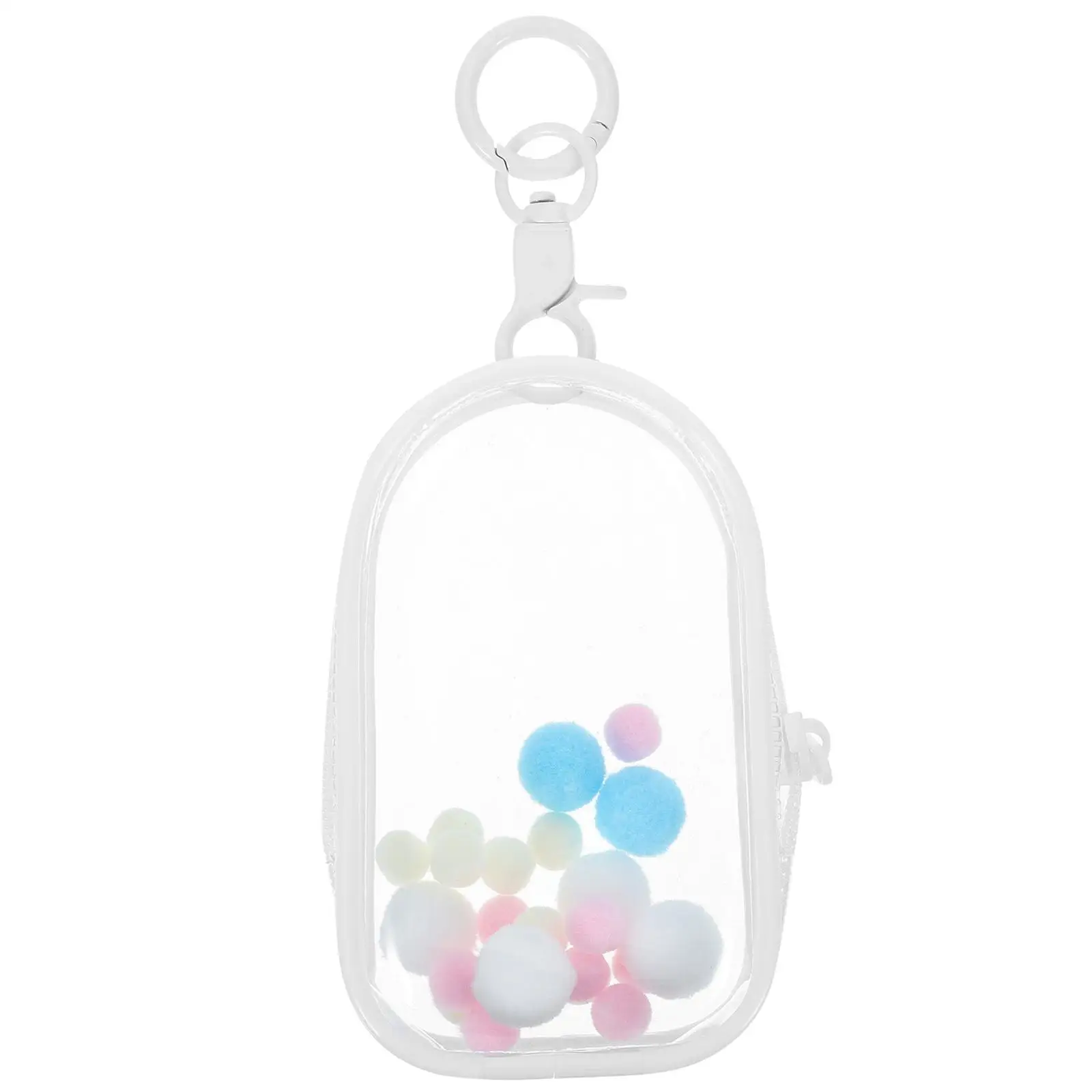 Clear Transparent Storage Bag for Mini Lightweight Portable Hanging Buckle White PVC Material Accessories Display Bag
Clear Transparent Storage Bag for Mini Lightweight Portable Hanging Buckle White PVC Material Accessories Display Bag