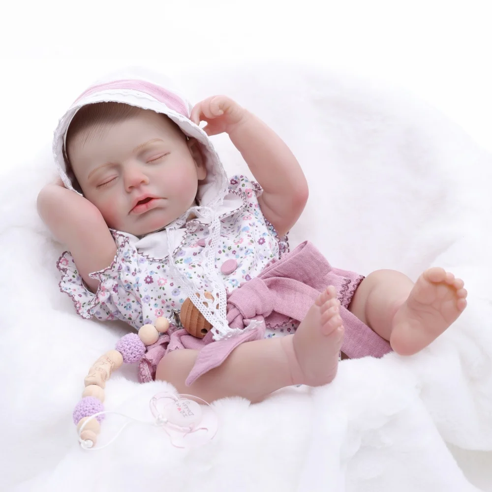 Cloveray 20 inch Full Body Vinyl Realistic Reborn Baby Doll Cute Vinyl Doll Handmade High Quality High Color Toy Kid Xmas Gift
Cloveray 20 inch Full Body Vinyl Realistic Reborn Baby Doll Cute Vinyl Doll Handmade High Quality High Color Toy Kid Xmas Gift