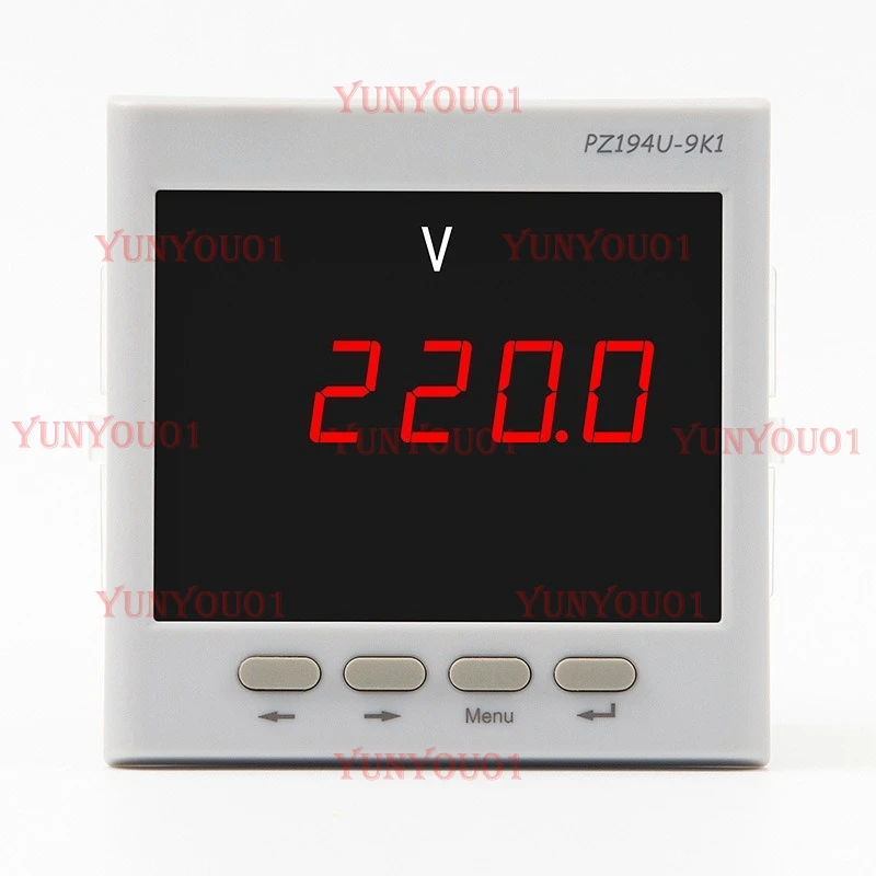 PZ194U-9K1 with 4~ 20mA Single-phase Digital Display AC Voltage Meter Smart Meter
PZ194U-9K1 with 4~ 20mA Single-phase Digital Display AC Voltage Meter Smart Meter