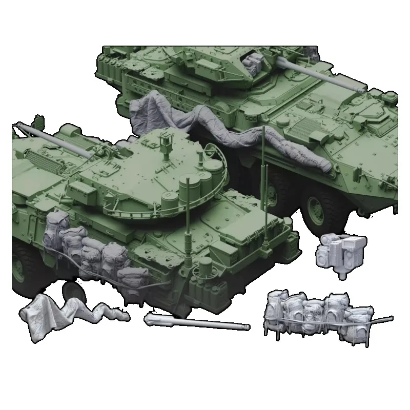 New arrival 1/35 Exterior Detail Upgrade Set A for Stryker M1296
New arrival 1/35 Exterior Detail Upgrade Set A for Stryker M1296