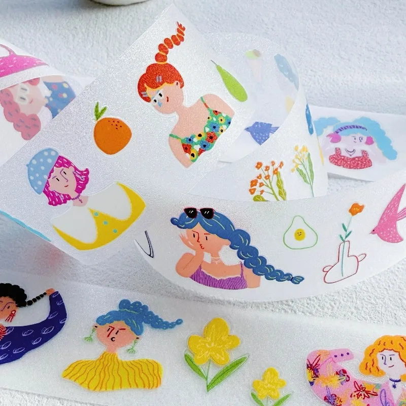 Lovely Colourful Dress Girl Die Cut PET Washi Tapes Craft Supplies DIY Scrapbooking Card Making Decorative Plan Sticker
Lovely Colourful Dress Girl Die Cut PET Washi Tapes Craft Supplies DIY Scrapbooking Card Making Decorative Plan Sticker