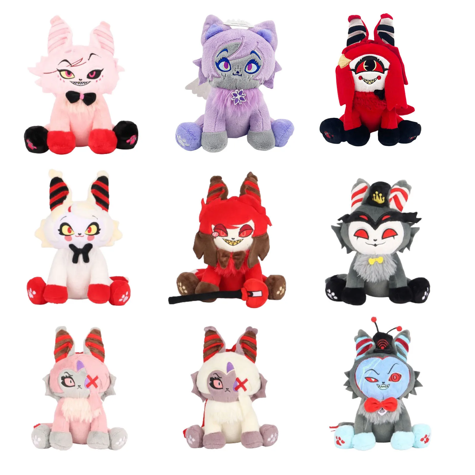 30CM Hazbin Hotel Plush Charlie Vaggie Alastor Stuffed Doll Cartoon Toy Set Helluva Boss Gift Fast Shipping Stock Ready
30CM Hazbin Hotel Plush Charlie Vaggie Alastor Stuffed Doll Cartoon Toy Set Helluva Boss Gift Fast Shipping Stock Ready