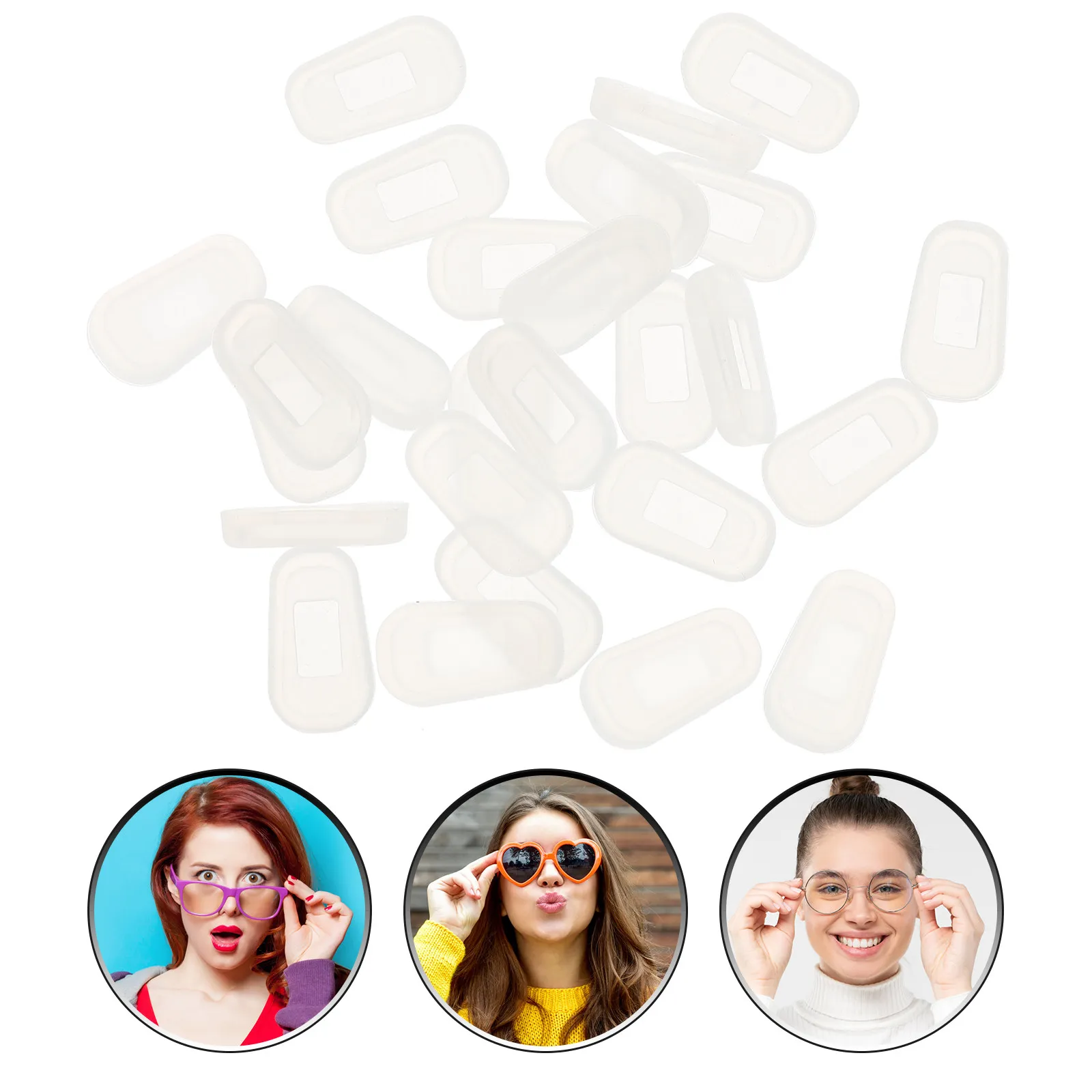 12Pairs Silicone Nose Pads for Glasses Anti-Slip Soft Eyeglass Nose Support Eye Glasses Repair Parts Eyeglasses Repair Parts
12Pairs Silicone Nose Pads for Glasses Anti-Slip Soft Eyeglass Nose Support Eye Glasses Repair Parts Eyeglasses Repair Parts