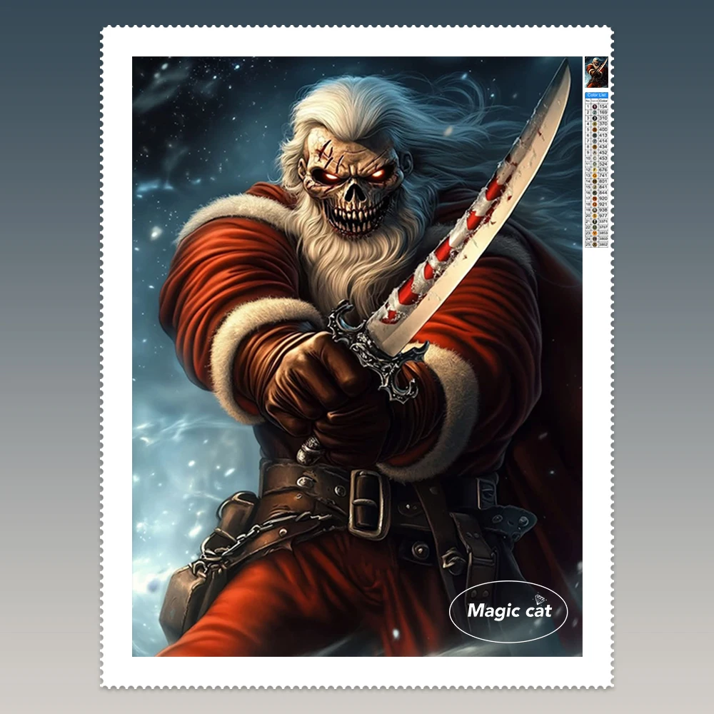 Santa Claus With A Knife 5D Diamond Painting Horror Style Christmas Mural DIY Diamond Embroidery Home Decor Handmade Art Gift
Santa Claus With A Knife 5D Diamond Painting Horror Style Christmas Mural DIY Diamond Embroidery Home Decor Handmade Art Gift