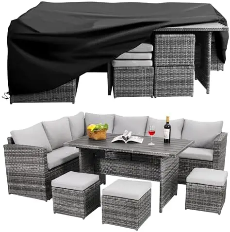 Patio Furniture Set, 7 Pieces Outdoor Patio Furniture with Dining Table&Chair, All Weather Wicker Conversation Set with
Patio Furniture Set, 7 Pieces Outdoor Patio Furniture with Dining Table&Chair, All Weather Wicker Conversation Set with