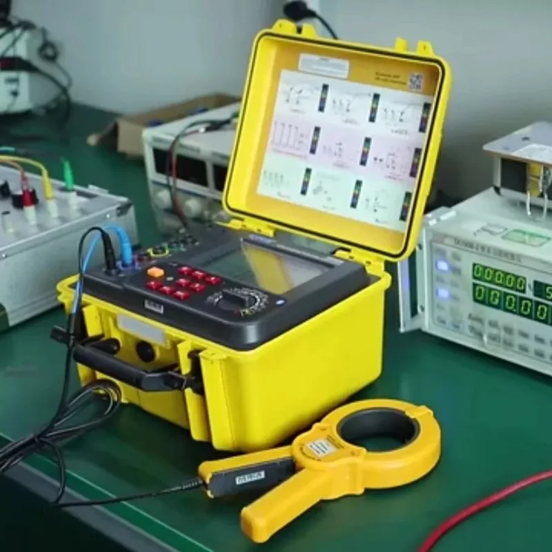 ETCR3200C Resistance Tester Double Clamp Ground Resistance Meter 0.00Ω~300KΩ 600A Soil Resistity Detector 0~9000KΩm
ETCR3200C Resistance Tester Double Clamp Ground Resistance Meter 0.00Ω~300KΩ 600A Soil Resistity Detector 0~9000KΩm