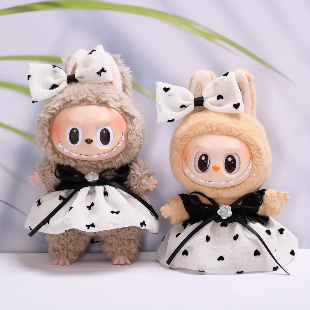 Labubu Sitting Party 17cm Doll Clothes Love Bow Yarn Dress Skirt Set Collection Decoration
Labubu Sitting Party 17cm Doll Clothes Love Bow Yarn Dress Skirt Set Collection Decoration