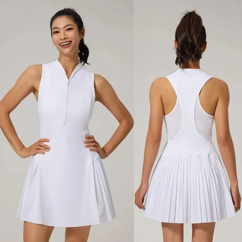 Women's Tennis Dress Trendy Golf Activewear Quick Dry Badminton Dress Breathable Pickleball Dress Moisture-wicking Sports Dress
Women's Tennis Dress Trendy Golf Activewear Quick Dry Badminton Dress Breathable Pickleball Dress Moisture-wicking Sports Dress