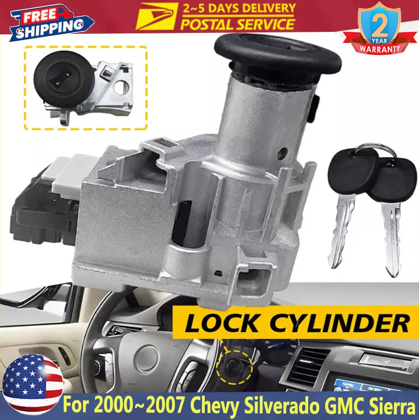 Ignition Lock Cylinder Switch Housing For Chevy Silverado GMC Sierra 2000~2007 Car Ignition Lock Cylinder Housing Switch Key
Ignition Lock Cylinder Switch Housing For Chevy Silverado GMC Sierra 2000~2007 Car Ignition Lock Cylinder Housing Switch Key