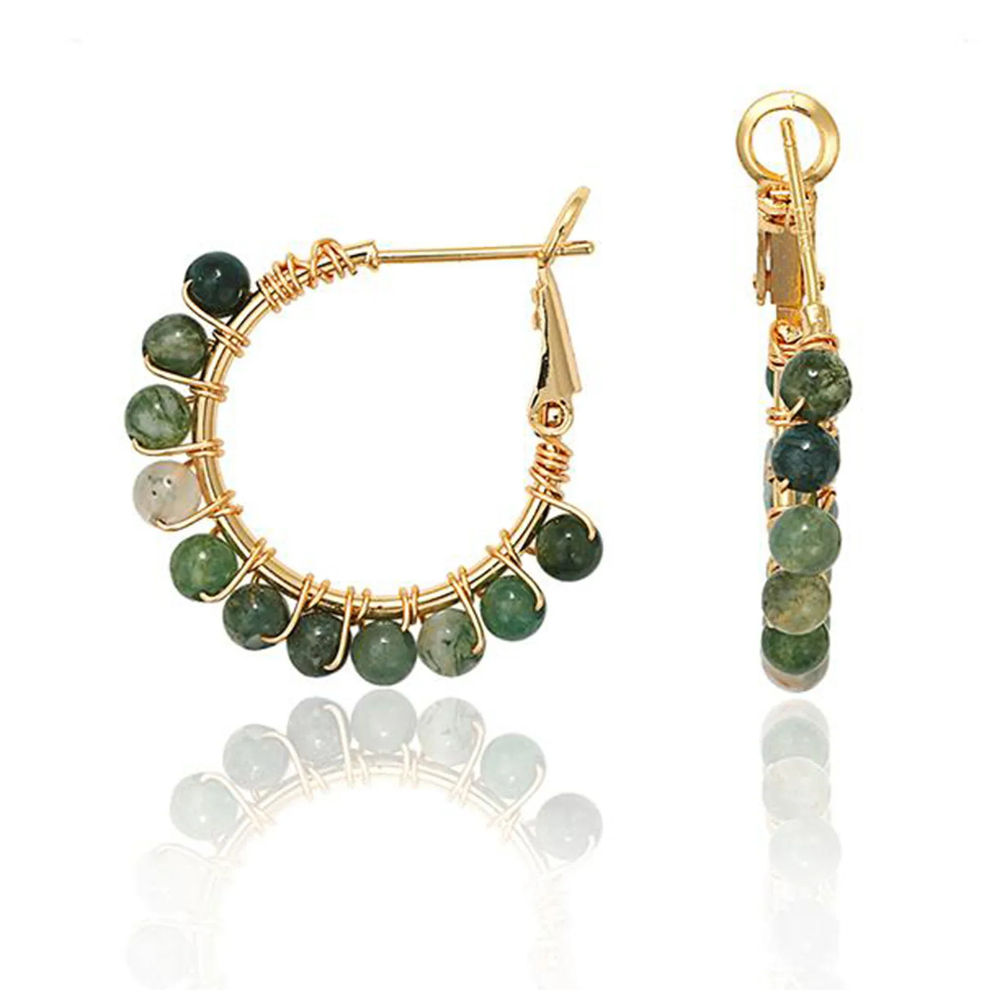 Green Round Bead Earrings For Women Stone Eardrop 2024 Holiday Style Earring Jewelry Party Wedding Gifts
Green Round Bead Earrings For Women Stone Eardrop 2024 Holiday Style Earring Jewelry Party Wedding Gifts
