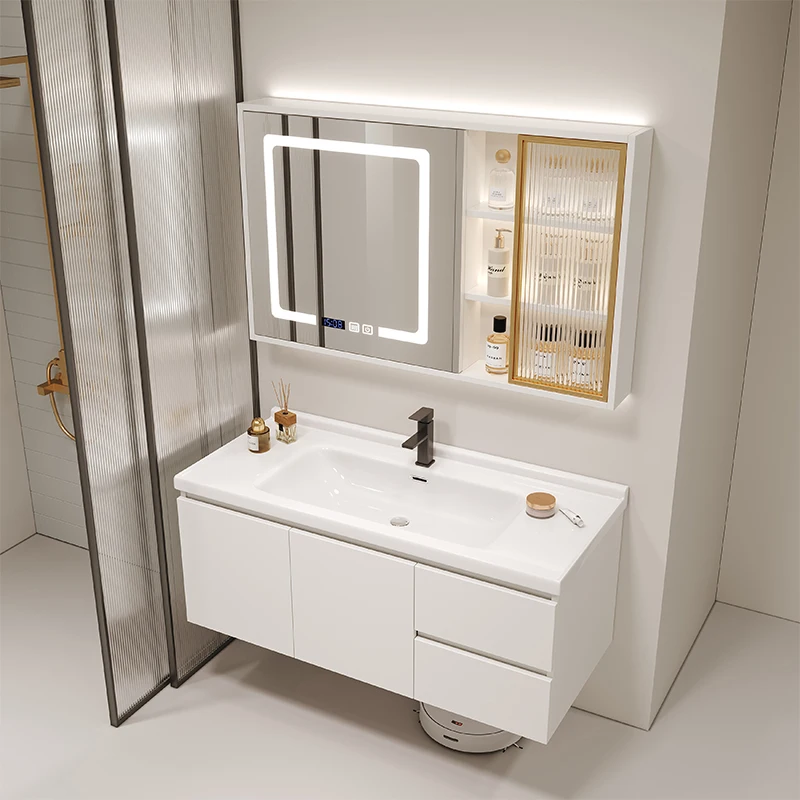 Weiyue Cream Wind Bathroom Cabinet Ceramic Integrated Basin Combination Intelligent Modern Toilet Hand Wash Basin Wash Table
Weiyue Cream Wind Bathroom Cabinet Ceramic Integrated Basin Combination Intelligent Modern Toilet Hand Wash Basin Wash Table