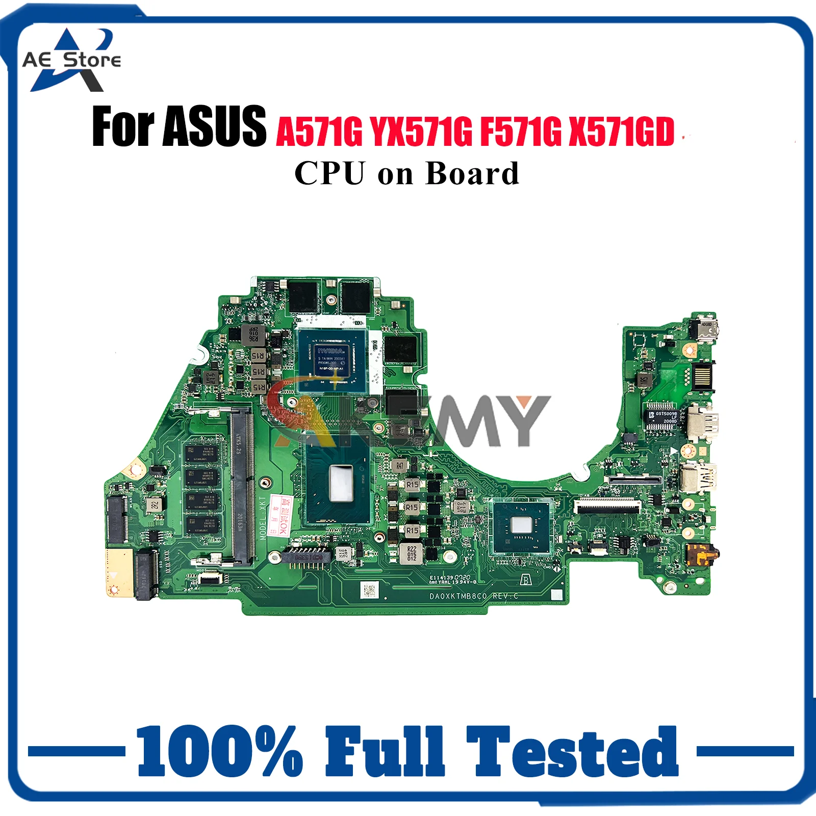 X571GT Laptop Motherboard For ASUS VivoBook K571G F571G R571G X571GD A571G VX60G X571GT FX571G YX571G X571G Mainboard With CPU
X571GT Laptop Motherboard For ASUS VivoBook K571G F571G R571G X571GD A571G VX60G X571GT FX571G YX571G X571G Mainboard With CPU
