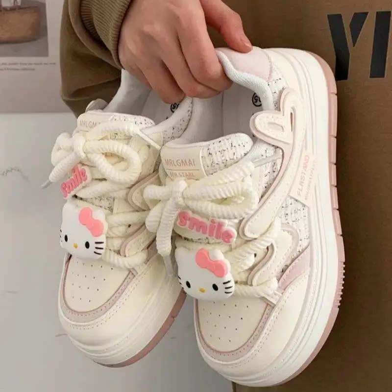 Sanrio Hello Kitty Casual Shoes Soft Bottom Boys and Girls Spring and Autumn Period Cartoon Student White Shoes Kawalii Sneaker
Sanrio Hello Kitty Casual Shoes Soft Bottom Boys and Girls Spring and Autumn Period Cartoon Student White Shoes Kawalii Sneaker