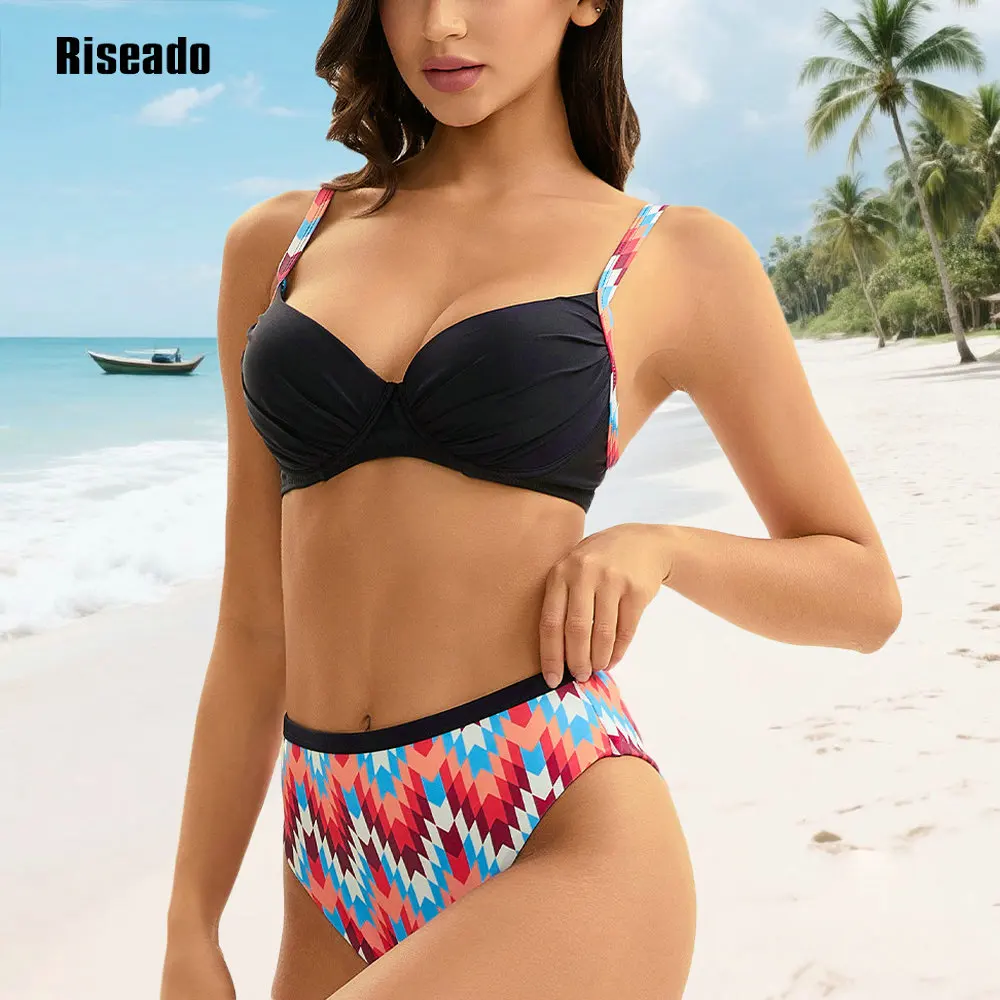 Riseado Women's Push Up Bikini Sets Two Piece Sexy High Waisted Swimsuit Beach Swimming Wear
Riseado Women's Push Up Bikini Sets Two Piece Sexy High Waisted Swimsuit Beach Swimming Wear