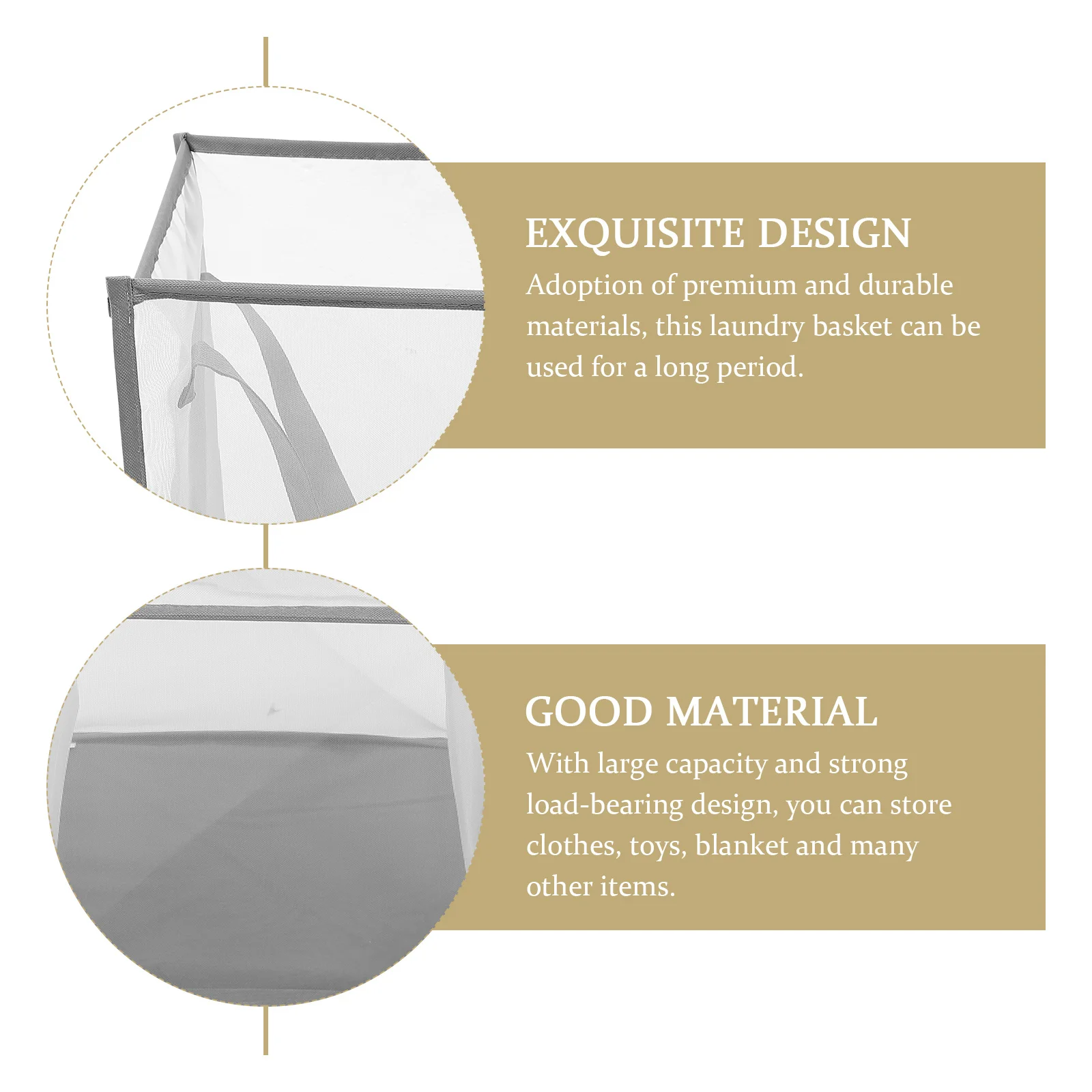 Foldable Laundry Hamper Collapsible Large Capacity Clothes Storage Basket Breathable Laundry Basket Mesh Liner
Foldable Laundry Hamper Collapsible Large Capacity Clothes Storage Basket Breathable Laundry Basket Mesh Liner