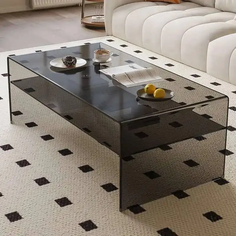 Luxury Modern Table Glass Coffee Transparent Living Room Side Table Designer Standing Moving Couchtisch Chinese Style Furniture
Luxury Modern Table Glass Coffee Transparent Living Room Side Table Designer Standing Moving Couchtisch Chinese Style Furniture