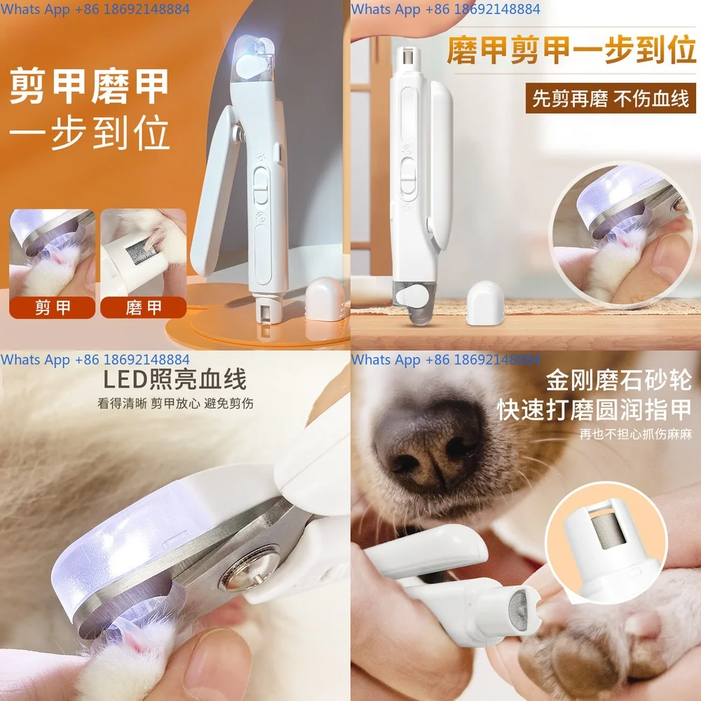 Pet Nail Clipper Light for Cats and Dogs Multi Functional Quiet Nail Grinder for Home Use
Pet Nail Clipper Light for Cats and Dogs Multi Functional Quiet Nail Grinder for Home Use