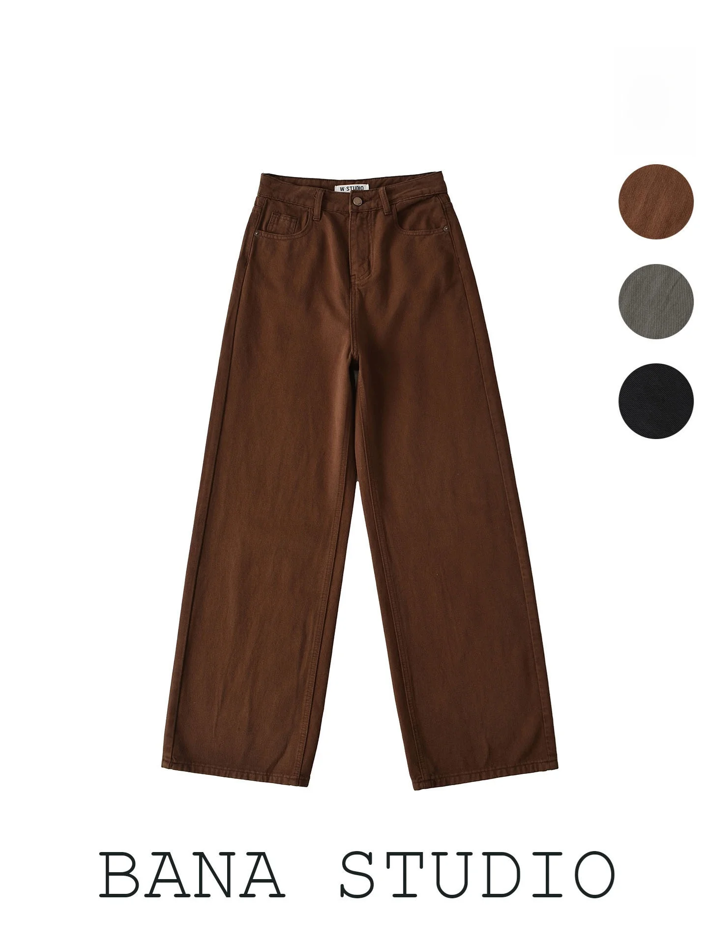 High Waist Straight Leg Brown Denim Pants Women's Wide Leg Long Trousers Vintage Sle BANA End of Line US Sle Retro Jeans
High Waist Straight Leg Brown Denim Pants Women's Wide Leg Long Trousers Vintage Sle BANA End of Line US Sle Retro Jeans