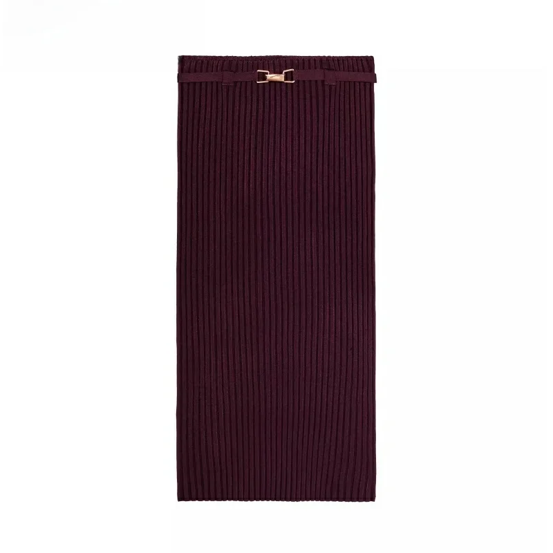 Новое весеннее поступление, вязаная юбка-миди с высокой талией, прямая юбка ZA2025, женская модная юбка для поездок на работу
Новое весеннее поступление, вязаная юбка-миди с высокой талией, прямая юбка ZA2025, женская модная юбка для поездок на работу