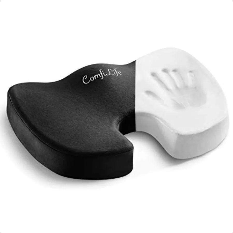 Premium Comfort Seat Cushion NonSlip Orthopedic 100 Memory Foam Coccyx Cushion for Tailbone Pain Cushion for Office Chair Car S
Premium Comfort Seat Cushion NonSlip Orthopedic 100 Memory Foam Coccyx Cushion for Tailbone Pain Cushion for Office Chair Car S