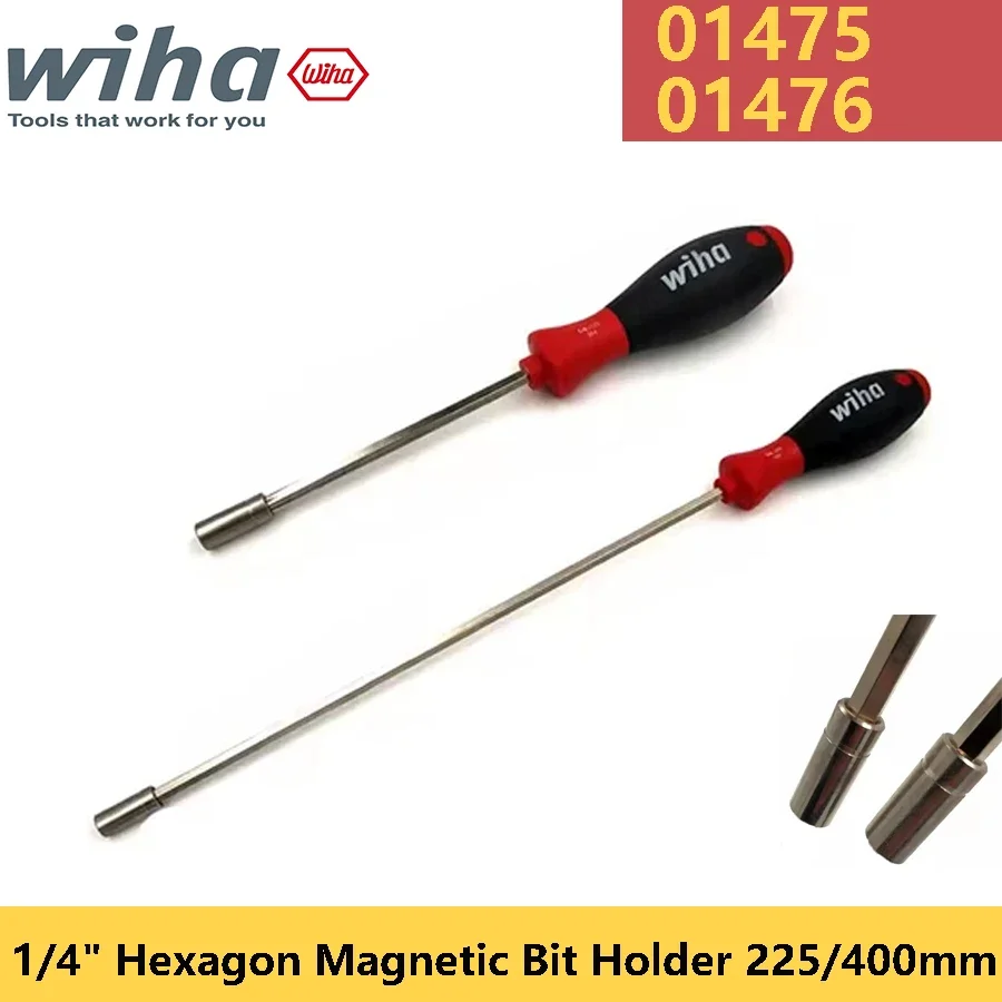 WIHA 01475/01476 1/4" Hexagon Magnetic Bit Holder 1Pcs 225mm 400mm SoftFinish Screwdriver Handle Labour-saving Hand Tool
WIHA 01475/01476 1/4" Hexagon Magnetic Bit Holder 1Pcs 225mm 400mm SoftFinish Screwdriver Handle Labour-saving Hand Tool