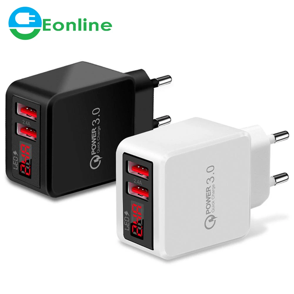 EONLINE 3D Cartoon EU US UK 5V 3.1A Digital Display Dual USB Charger for iPhone iPad Android Phone Tablet 2 USB Wall Charger
EONLINE 3D Cartoon EU US UK 5V 3.1A Digital Display Dual USB Charger for iPhone iPad Android Phone Tablet 2 USB Wall Charger