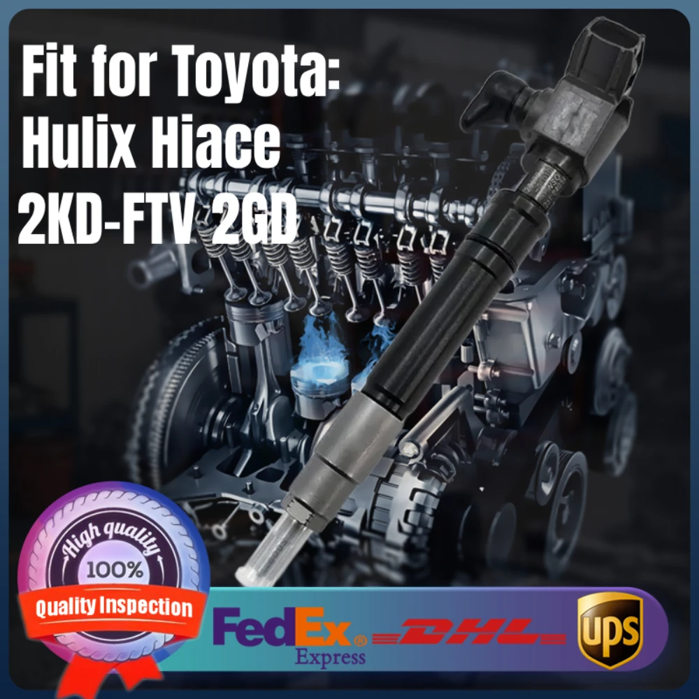 23670-08030 Common Rail Diesel Fuel Injector 2367008030 Injector Nozzle Assembly for Toyota Hiace Hulix Truck 2KD-FTV 2GD Engine
23670-08030 Common Rail Diesel Fuel Injector 2367008030 Injector Nozzle Assembly for Toyota Hiace Hulix Truck 2KD-FTV 2GD Engine
