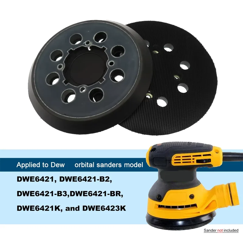 5 Inch 125mm 8-Hole Backup Sanding Pad Hook and Loop 8 Dust Collection Holes for Orbital Sander Polishing
5 Inch 125mm 8-Hole Backup Sanding Pad Hook and Loop 8 Dust Collection Holes for Orbital Sander Polishing