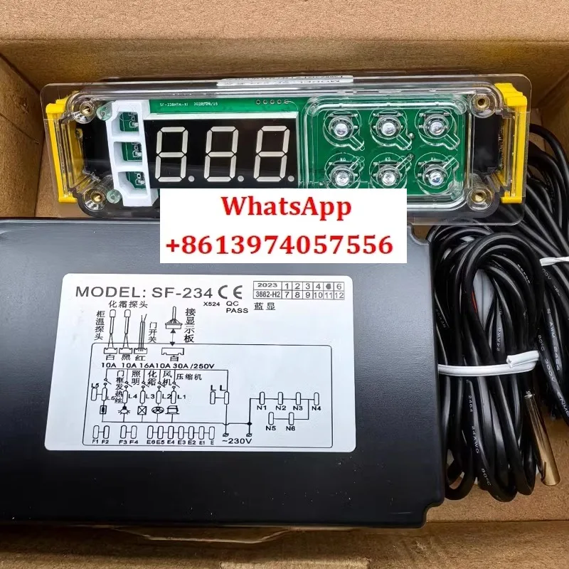 SF-234 Digital Display Substitute SF-238D Adjustable Temperature Refrigerator Controller Control Instrument Intelligence
SF-234 Digital Display Substitute SF-238D Adjustable Temperature Refrigerator Controller Control Instrument Intelligence