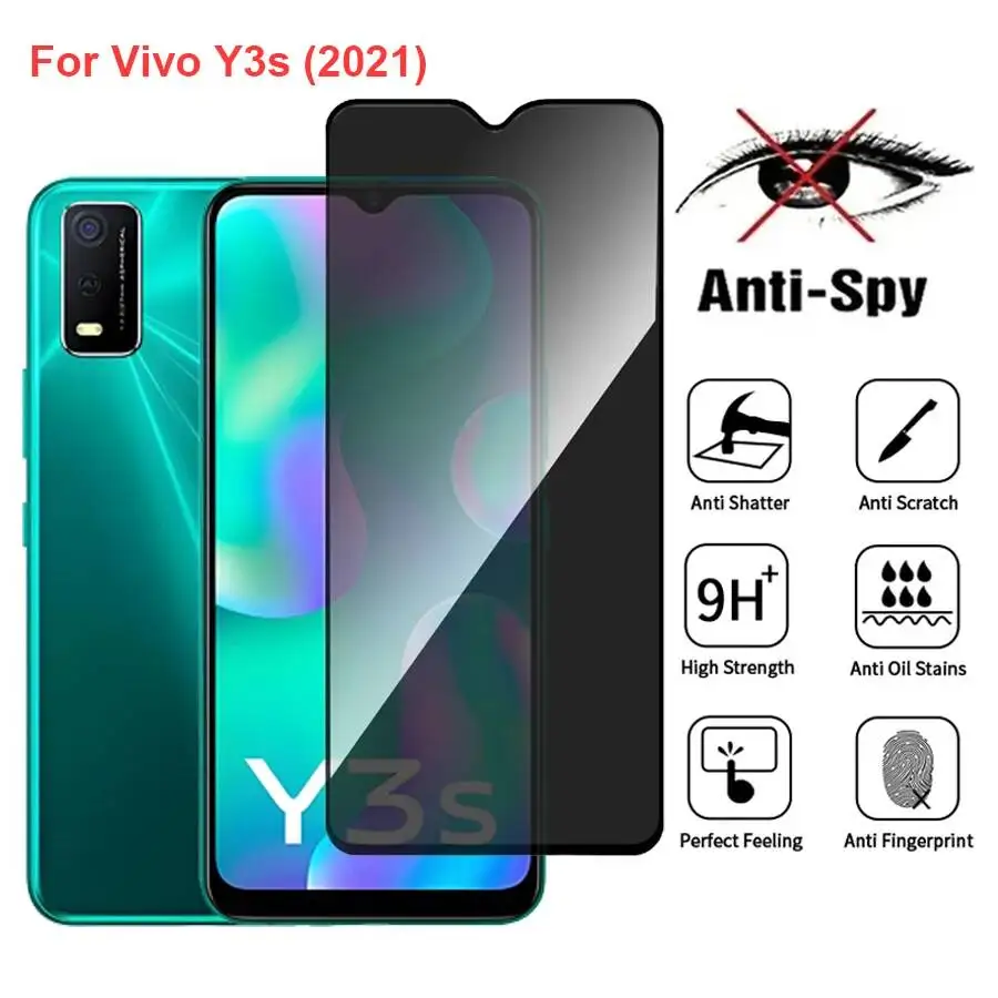 Vivo Y3s (2021) V2044 Anti Spy Privacy Tempered Glass Protector Compatible For Vivoy3s Full Cover Screen Phone Film
Vivo Y3s (2021) V2044 Anti Spy Privacy Tempered Glass Protector Compatible For Vivoy3s Full Cover Screen Phone Film