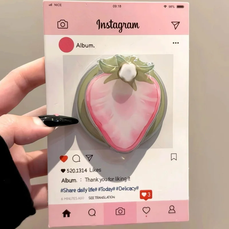 Cute Rotation Strawberry For Magsafe Magnetic Phone Griptok Grip Tok Stand For iPhone 15 16 17 Wireless Charging Case Holder
Cute Rotation Strawberry For Magsafe Magnetic Phone Griptok Grip Tok Stand For iPhone 15 16 17 Wireless Charging Case Holder