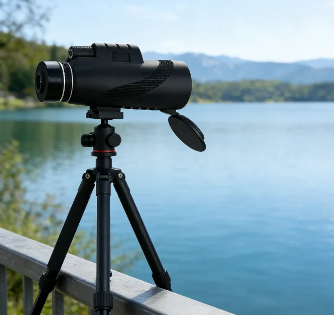 80x100 Monocular Telescope with Tripod Phone Clip & Colour Gift Box - Ideal for Outdoor Camping Hiking Bird Watching
80x100 Monocular Telescope with Tripod Phone Clip & Colour Gift Box - Ideal for Outdoor Camping Hiking Bird Watching