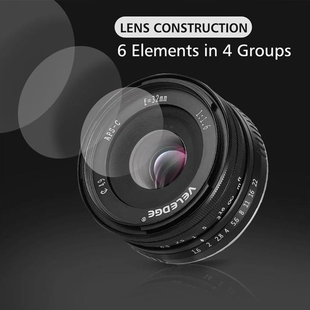 New 32MM F1.6 Manual Fixed Focus Lens for Micro-Single Camera X-T X-E Series Camera Lenses
New 32MM F1.6 Manual Fixed Focus Lens for Micro-Single Camera X-T X-E Series Camera Lenses