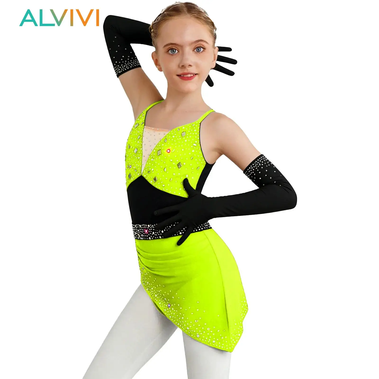 Kids Girls Ruched Gymnastics Ballet Leotards Lyrical Latin Dance Outfit Sparkly Rhinestones Artistic Figure Skating Costume
Kids Girls Ruched Gymnastics Ballet Leotards Lyrical Latin Dance Outfit Sparkly Rhinestones Artistic Figure Skating Costume