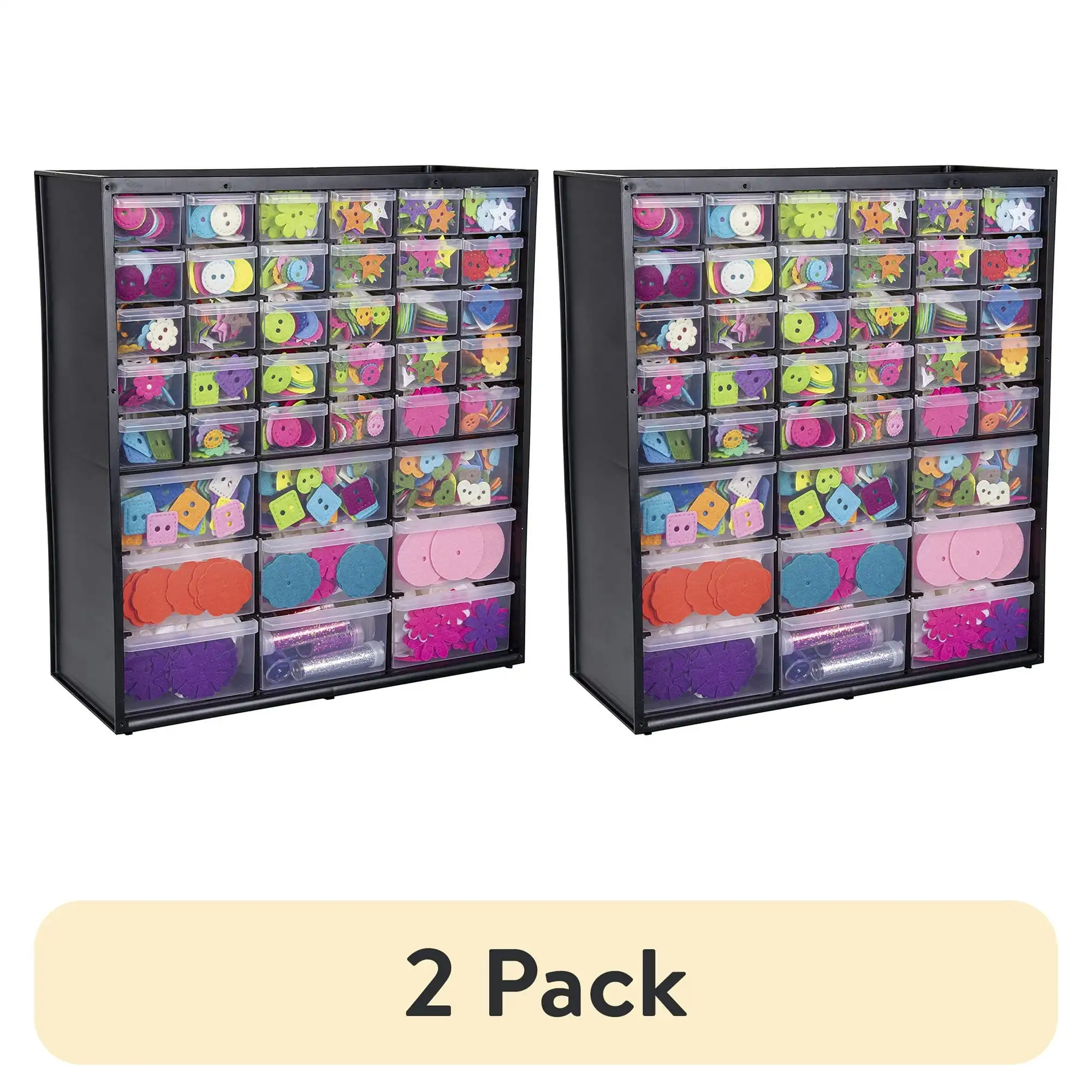 (2 pack) ArtBin Store N Drawer Cabinet, 39 Drawers, 6839PC, 1 Piece, Craft and Hobby Storage
(2 pack) ArtBin Store N Drawer Cabinet, 39 Drawers, 6839PC, 1 Piece, Craft and Hobby Storage